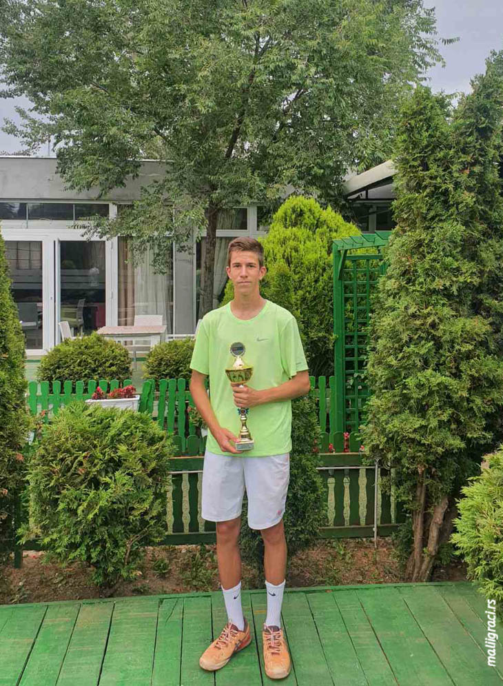 Marko Nikolić, Letnje prvenstvo Srbije do 16 godina 2021, Teniski savez Srbije, Teniski klub Meridiana Novi Sad