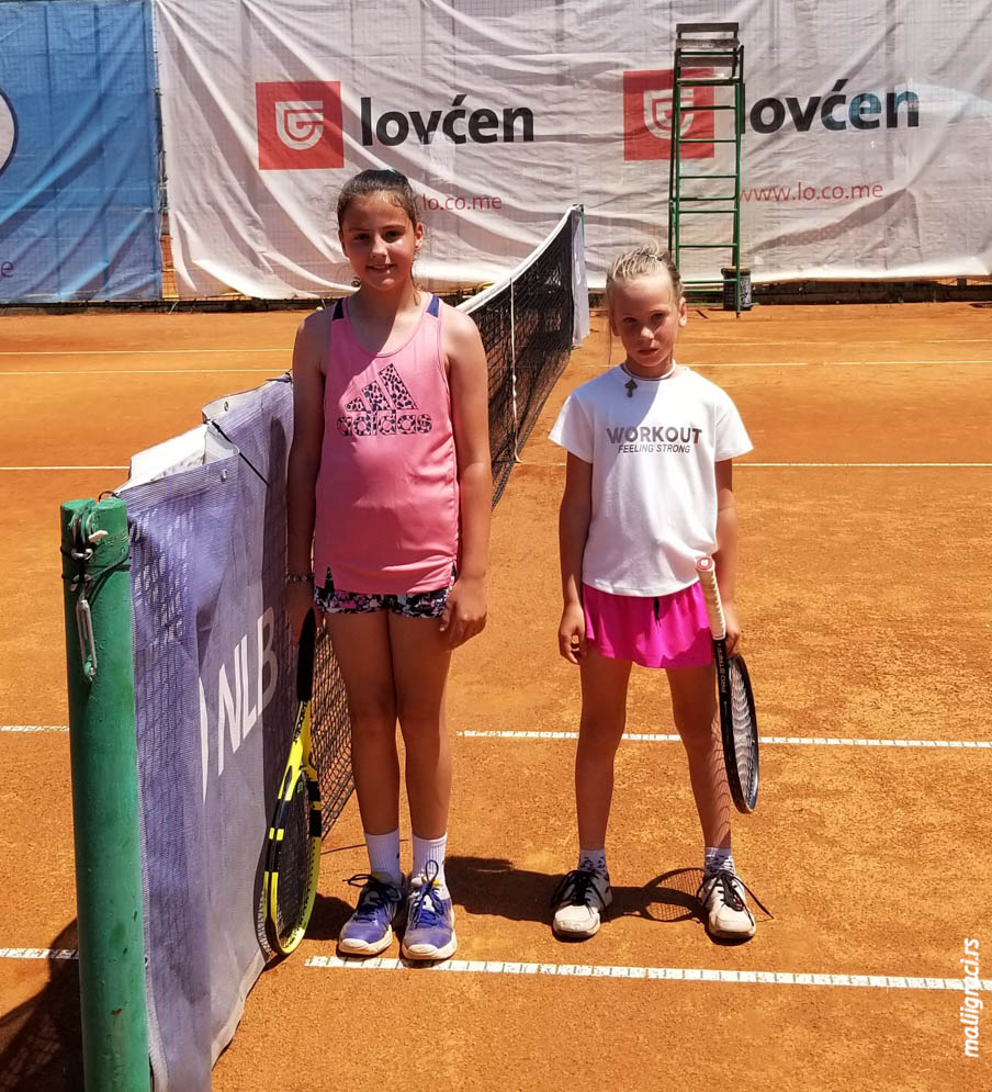 Nikolina Pešić, Anja Adamović, Prvenstvo Crne Gore do 10 godina 2021, Teniski klub As Podgorica, Teniski savez Crne Gore
