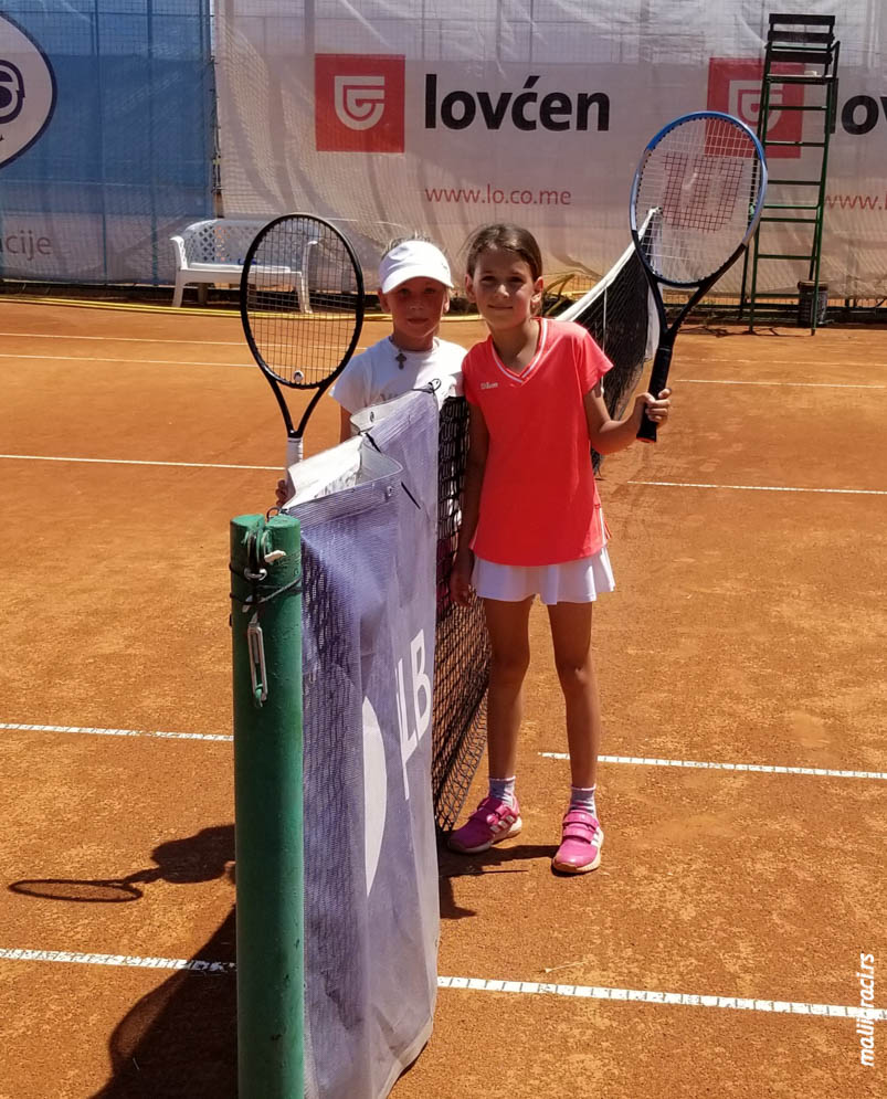 Nikolina Pešić, Iva Ćamaj, Prvenstvo Crne Gore do 10 godina 2021, Teniski klub As Podgorica, Teniski savez Crne Gore