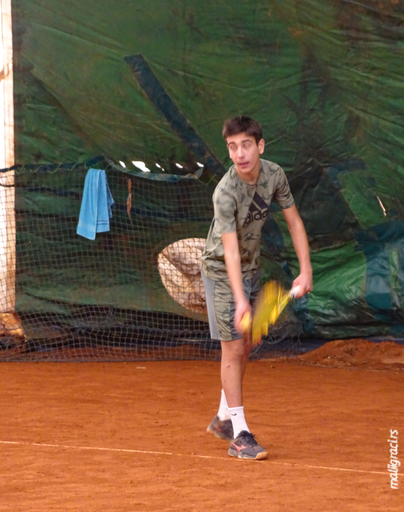 Đorđe Dimitrijev, Prvenstvo Beograda za mladiće do 16 godina, Teniski klub Master Beograd, Teniski centar Master Beograd, Teniski savez Beograda