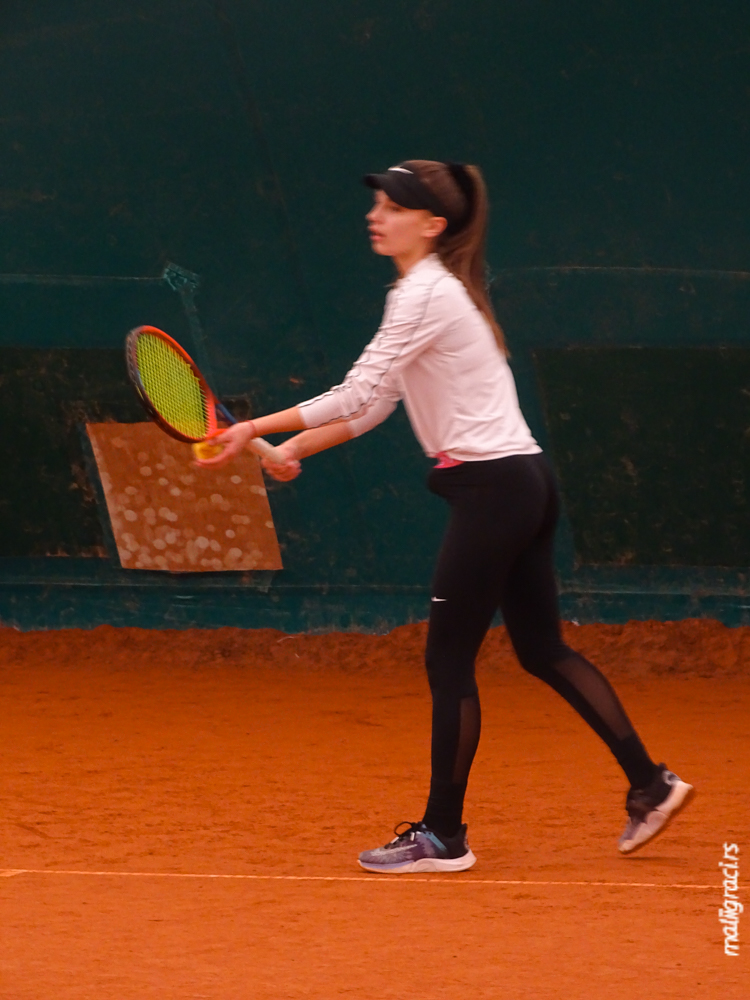 Elena Milutinović, Prvenstvo Beograda za devojke do 16 godina 2021, Teniski klub Forhend Vinča Beograd, Teniski savez Beograda