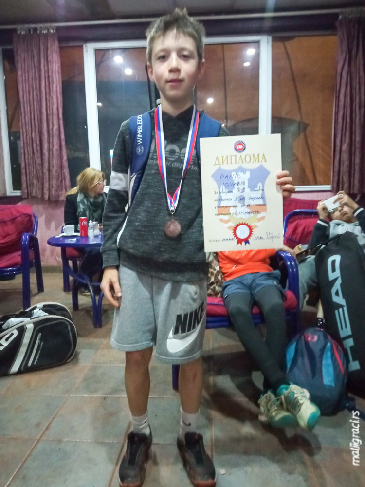 Jovan Panić, SERBIAN GRAND PRIX za dečake do 12 godina, Teniski centar Master Beograd, Švajcarac