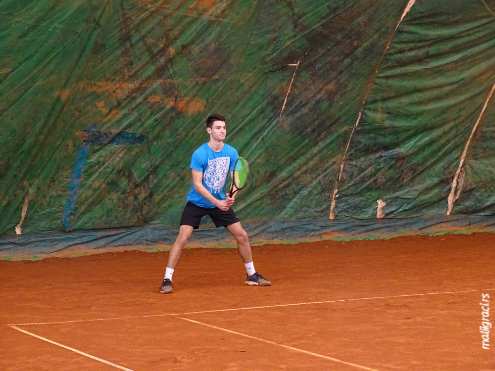Miloš Mandić, Prvenstvo Beograda za mladiće do 16 godina, Teniski klub Master Beograd, Teniski centar Master Beograd, Teniski savez Beograda