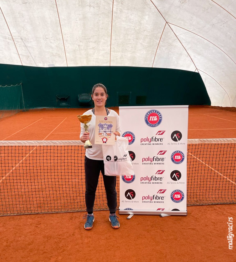 Saša Sakura Štula, Prvenstvo Beograda za devojke do 16 godina 2021, Teniski klub Forhend Vinča Beograd, Teniski savez Beograda
