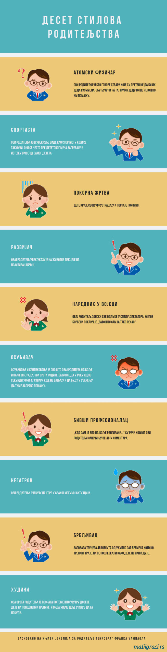 10 najčešćih stilova roditeljstva