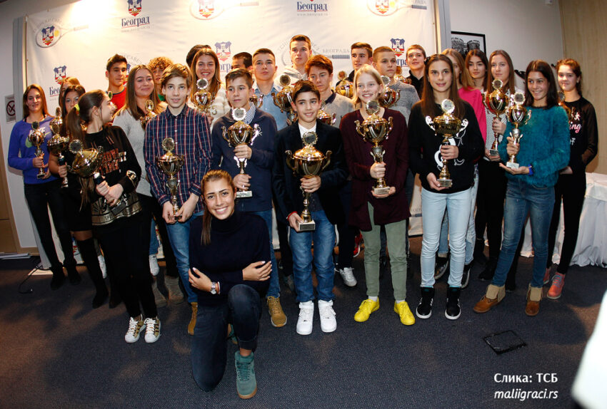 Тениски савез Београда доделио награде најбољима у 2017. години