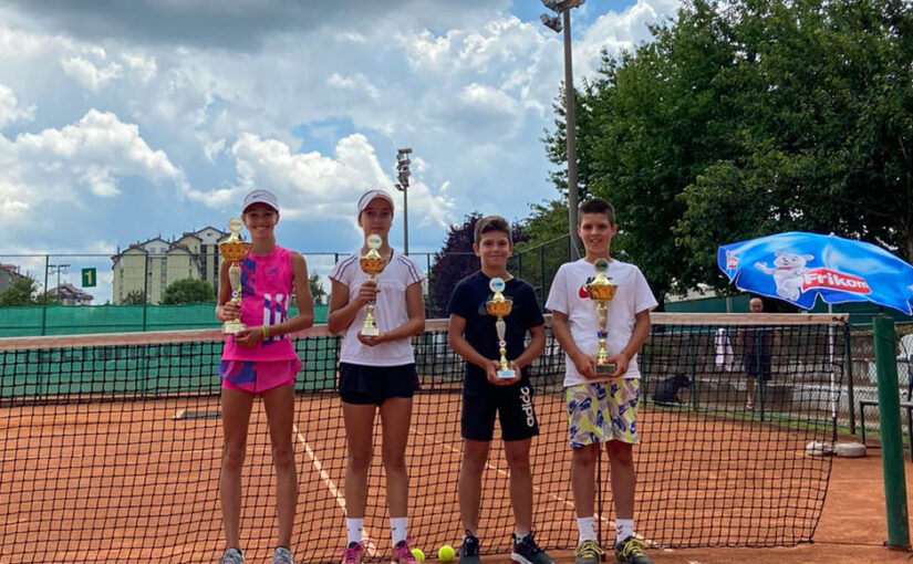 Luna Vujović, Pavle Stojiljković, Andrej Marković, Anastasija Čolović, Letnje prvenstvo Srbije do 12 godina, Teniski savez Srbije, Teniski klub Kruševac