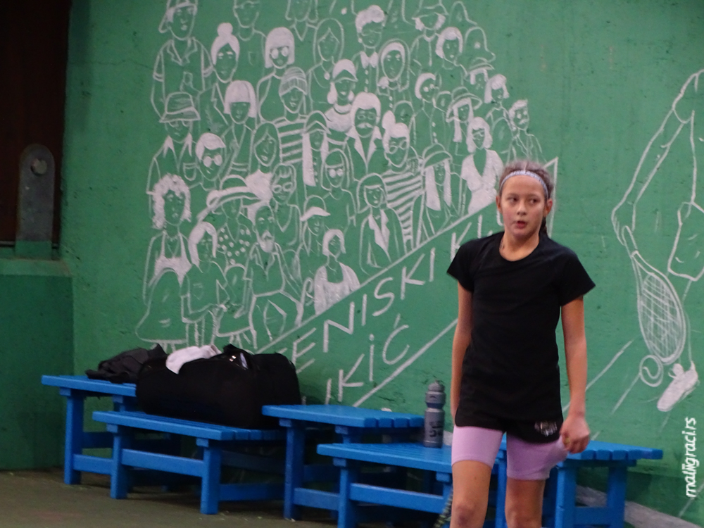 Dragica Stevanović, Dvoransko prvenstvo Srbije do 12 godina 2022, Teniski savez Srbije, Teniski klub Đukić Beograd