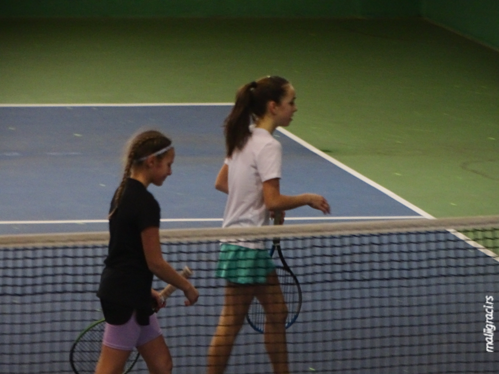 Ena Ilić, Dragica Stevanović, Dvoransko prvenstvo Srbije do 12 godina 2022, Teniski savez Srbije, Teniski klub Đukić Beograd