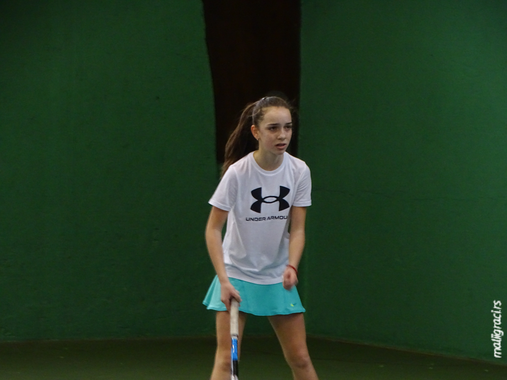 Ena Ilić, Dvoransko prvenstvo Srbije do 12 godina 2022, Teniski savez Srbije, Teniski klub Đukić Beograd