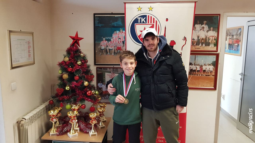 Mihailo Topić, Pavle Bulić, BOŽIĆNI TURNIR 2022 U14, Teniski klub Crvena zvezda Beograd, Tennis Europe Junior Tour