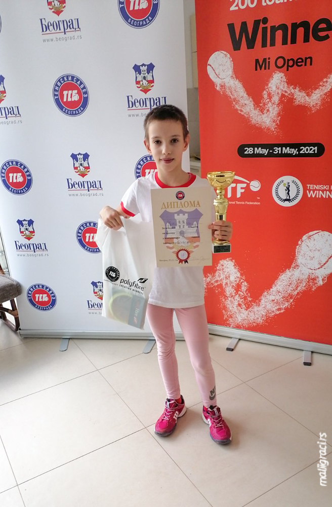 Zana Perić, SERBIAN GRAND PRIX za devojčice do 12 godina, Teniski klub Winner Beograd, Švajcarac