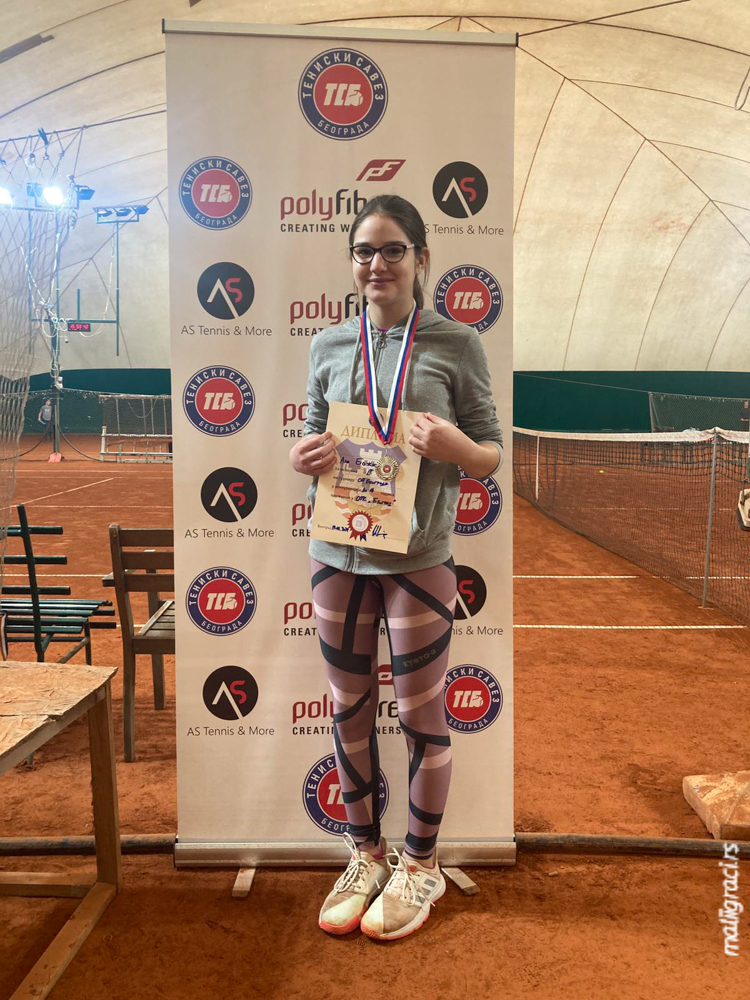 Ana Božilović, SERBIAN GRAND PRIX, devojčice do 14 godina, švajcarac, Teniski klub OTK Beograd