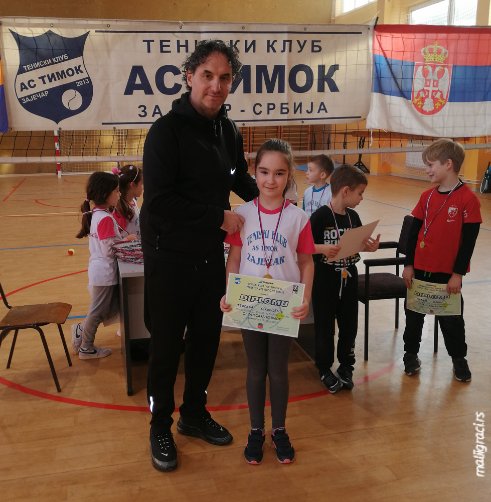 Otvoreno prvenstvo Zaječara do 8 godina crveni nivo, Teniski klub Euroclub Zaječar