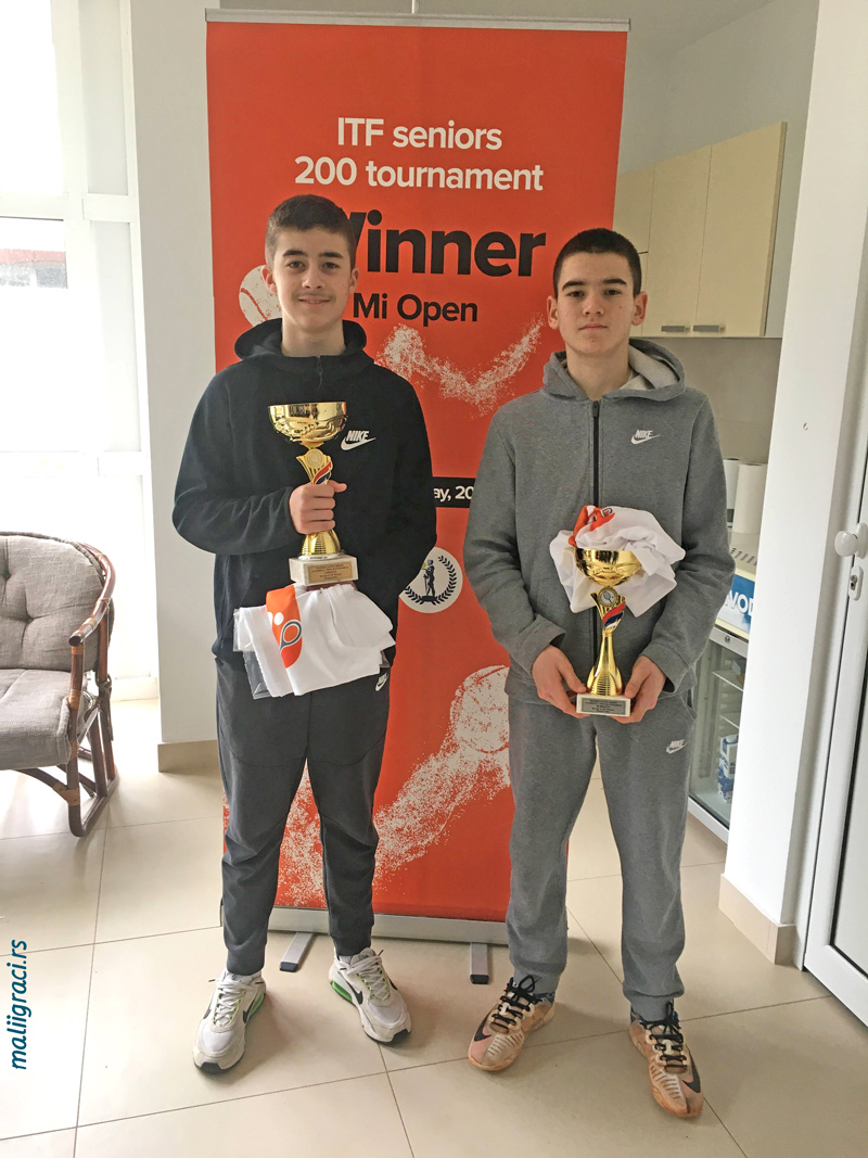 Vanja Nikolić, Marko Šavija, Otvoreno prvenstvo Beograda za dečake do 14 godina, Teniski klub Winner Beograd