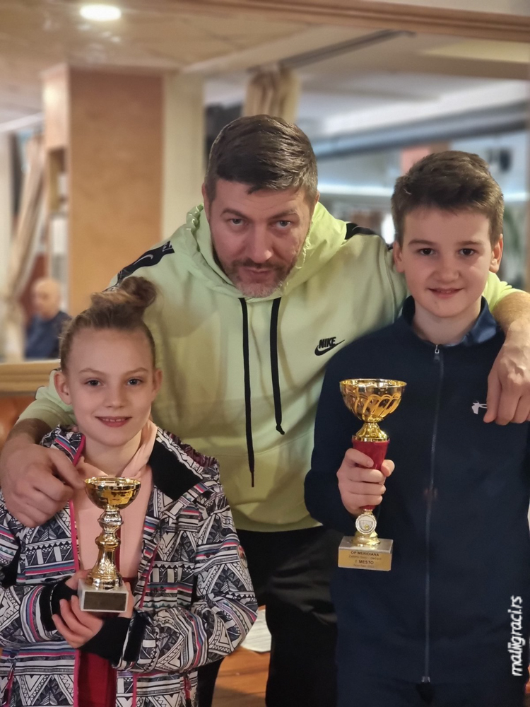 Aleksa Stević, Lena Kukić, Dejan Miladinović, Otvoreno prvenstvo Novog Sada do 10 godina zeleni nivo, Teniski klub Meridiana Novi Sad