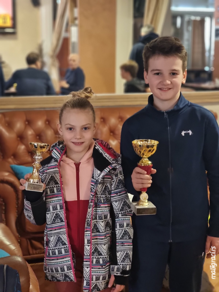 Aleksa Stević, Lena Kukić, Otvoreno prvenstvo Novog Sada do 10 godina zeleni nivo, Teniski klub Meridiana Novi Sad