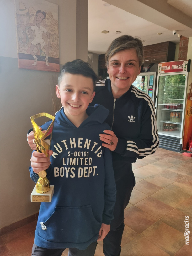 Ivan Trpkovski, Vilma Markovska, SERBIAN GRAND PRIX do 12 godina, Teniski klub TAŽ Niš, Teniska akademija Živković Niš, Švajcarac