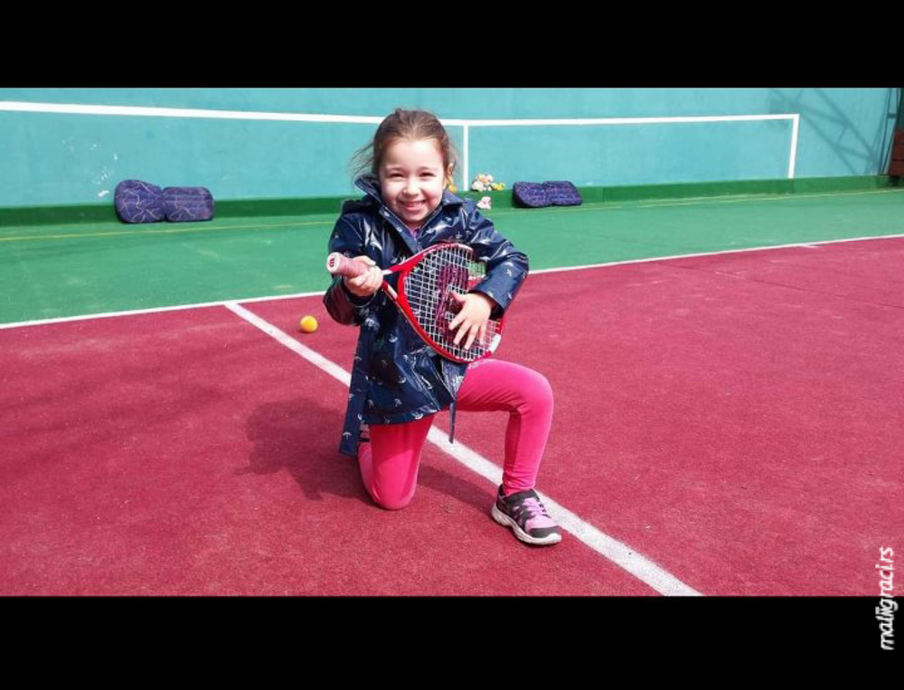 Mala teniserka Mia Rakić, Teniski klub Haron Beograd