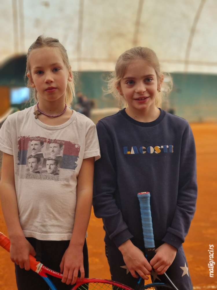 Mila Jurišić, Nikolina Pešić, Otvoreno prvenstvo Novog Sada do 10 godina zeleni nivo, Teniski klub Meridiana Novi Sad