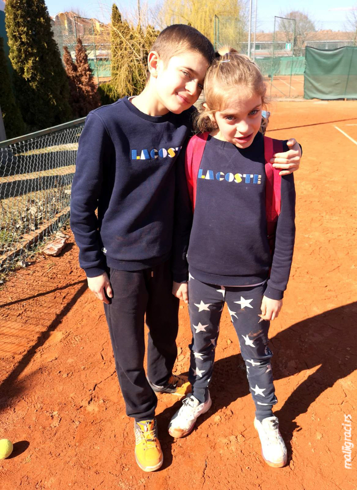 Mila Jurišić, Petar Jurišić, Otvoreno prvenstvo Novog Sada do 10 godina zeleni nivo, Teniski klub Meridiana Novi Sad