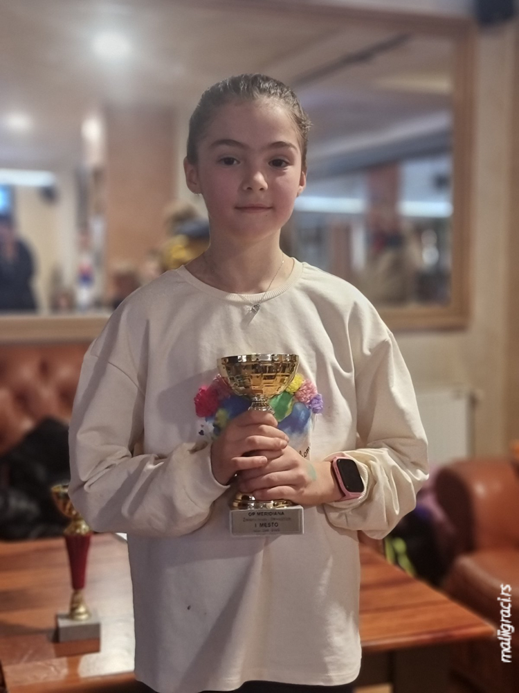 Milica Ćapin, Otvoreno prvenstvo Novog Sada do 10 godina zeleni nivo, Teniski klub Meridiana Novi Sad