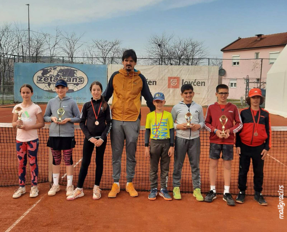 Naša Knežević, Anja Drekalović, Staša Globarević, Dejan Asanović, Matija Stanković, Edvin Šabović, Petar Stanković, Ljubiša Krulj, Otvoreno prvenstvo Podgorice do 12 godina, Teniski klub As Podgorica