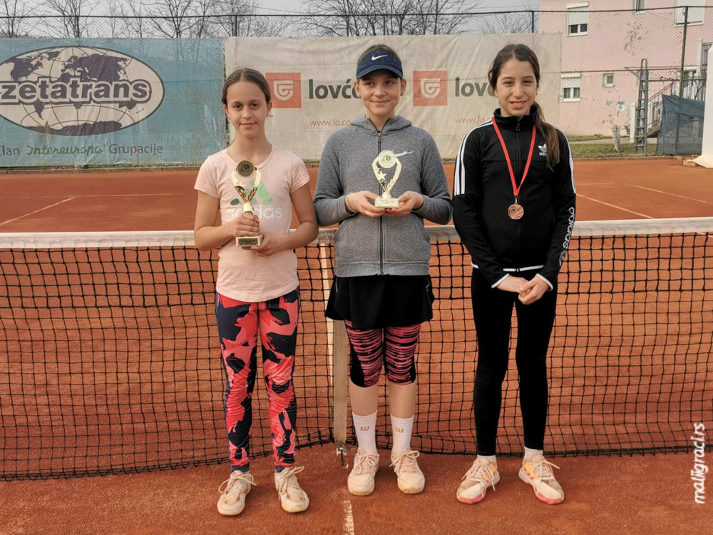 Naša Knežević, Anja Drekalović, Staša Globarević, Otvoreno prvenstvo Podgorice do 12 godina, Teniski klub As Podgorica