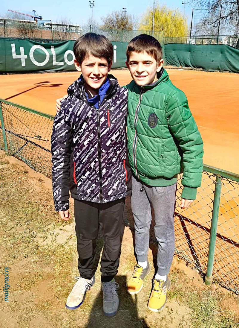 Petar Jurišić, Luka Ošin Anđelić, Otvoreno prvenstvo Novog Sada do 12 godina, Teniski klub Meridiana Novi Sad