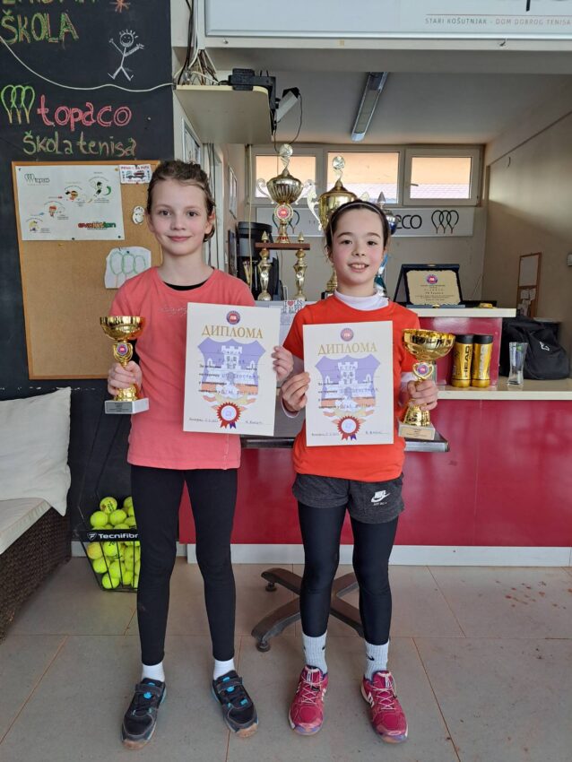 Petra najbolja na Otvorenom prvenstvu Beograda do 10godina (zeleni nivo) za devojčice u TK Topako 04.03. – 05.03.23.