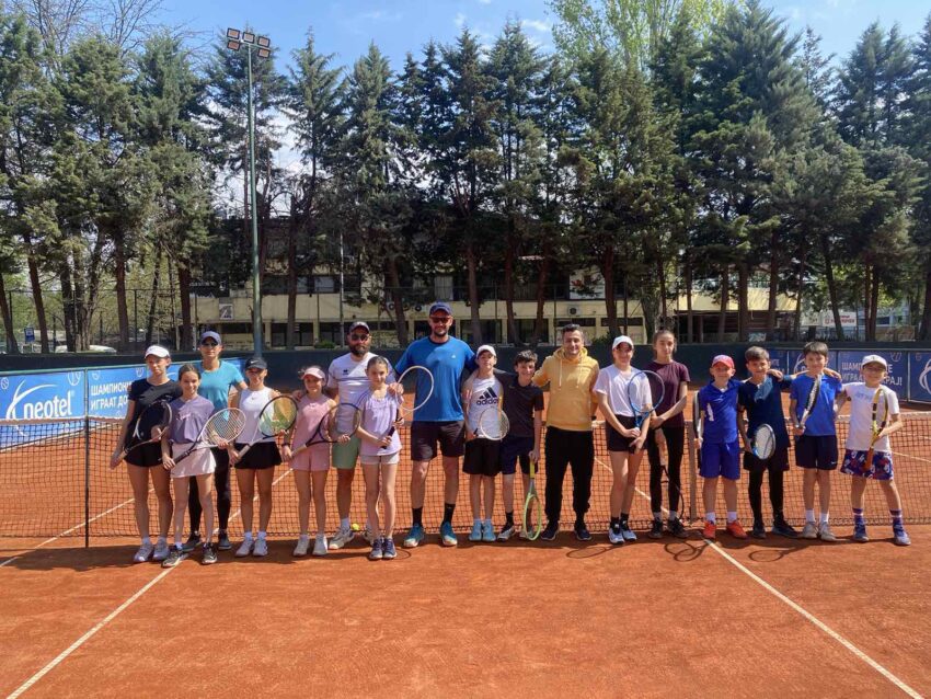 Trening kamp do 14 g. vo organizacija na Teniska federacija na Severna Makedonija, podržan od ITF i Tennis Europe