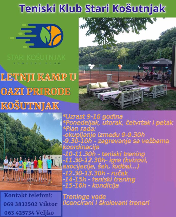 Letnji kamp u oazi prirode Košutnjak