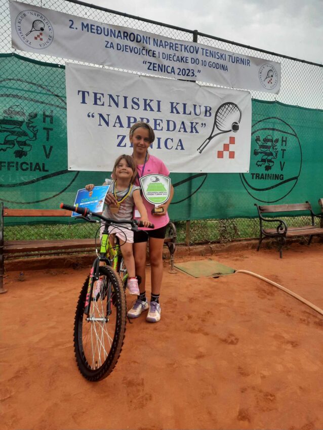 Natalija Sulaver najbolja – 2. Međunarodni Napretkov teniski turnir 2023. – devojčice do 10 g. – 02.09.23. – TK Napredak, Zenica
