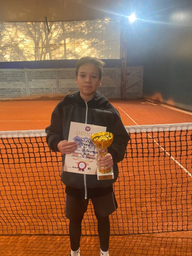 Stefan najbolji na Serbian gran pri (kat.3) -turnir B – juniori do 14g. – TK Banjica, Beograd 11.11. – 12.11.23.