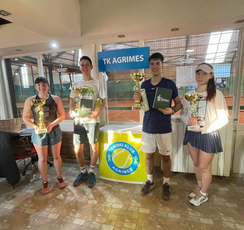 Miloš i Sophia najbolji na OP Beograda (kat.1) – juniore i juniorke do 16g. – TK Agrimes, Beograd, 17.02.24.