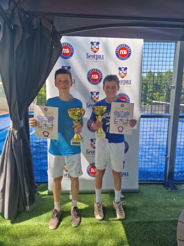 Jovan najbolji na Prvenstvu Beograda – dečaci do 14g. – TK Winner, Beograd, 27.04.24.