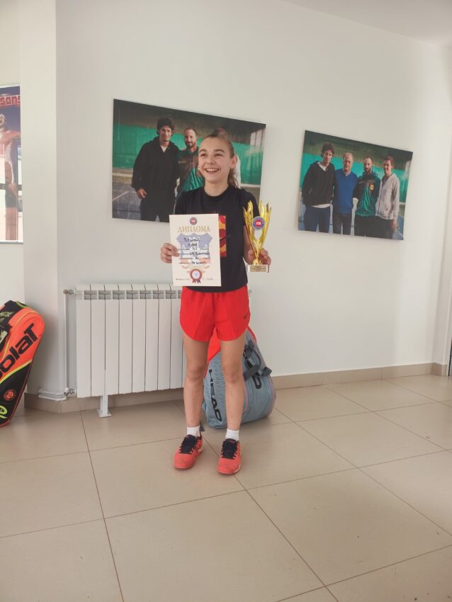 Lena najbolja na SRB GPX za devojčice do 14g. (A turnir) – TK Winner, Beograd, 30.03.2024.