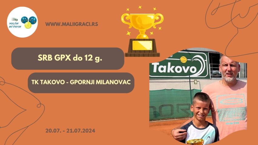 Vasilije najbolji na SRB GPX do 12g. – dečaci – TK Takovo, Gornji Moilanovac – 20.07.24.