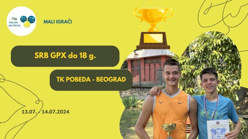 Petar najbolji na SRB GPX za juniore do 18 g. – TK Pobeda, Beograd, 13.07.2024.