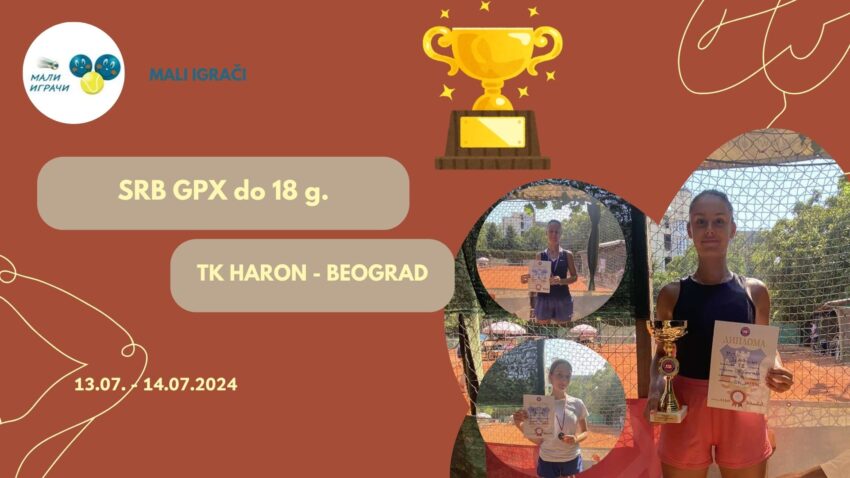 Jevrosima najbolja na SRB GPX za juniorke do 18 g. – TK Haron, Beograd, 13.07.2024.