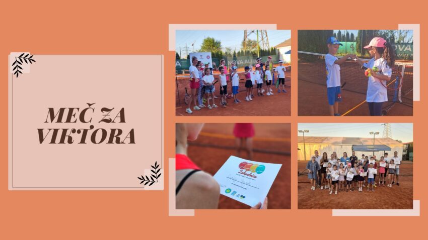 Humanitarna inicijativa Aleksandre Šandor i Tennis time for kids – Meč za Viktora -TK Agrimes -27.07.24., Beograd