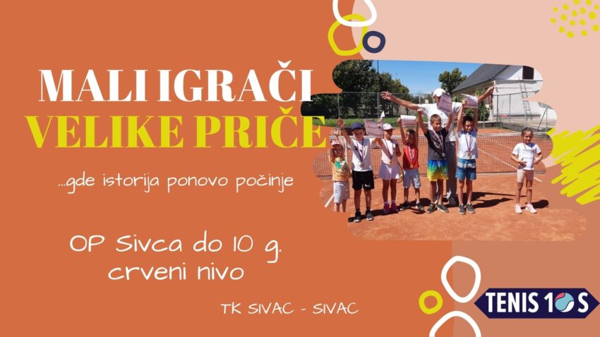 Odigrano je OP Sivca (crveni nivo) – dečaci i devojčice – TK Sivac, Sivac 06.07.24.