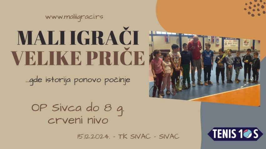 Odigrano je OP Sivca (crveni nivo) – dečaci i devojčice – TK Sivac, Sivac 15.12.24.