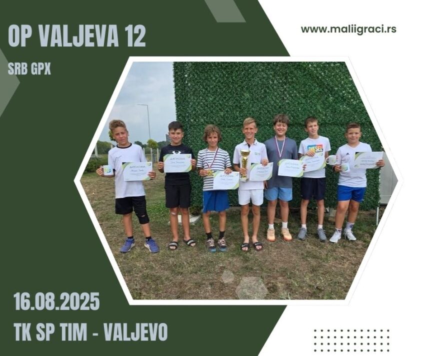 Strahinja najbolji na SRB GPX – 12 g. (kat.3) – dečaci – TK SP- TIM, Valjevo 16.08.25.