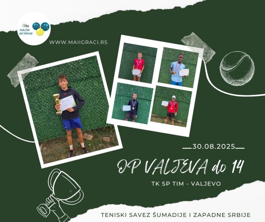 Đorđe najbolji na OP Valjeva SRB GPX – 14 g. (kat.3) – dečaci – TK SP- TIM, Valjevo 30.08.25.