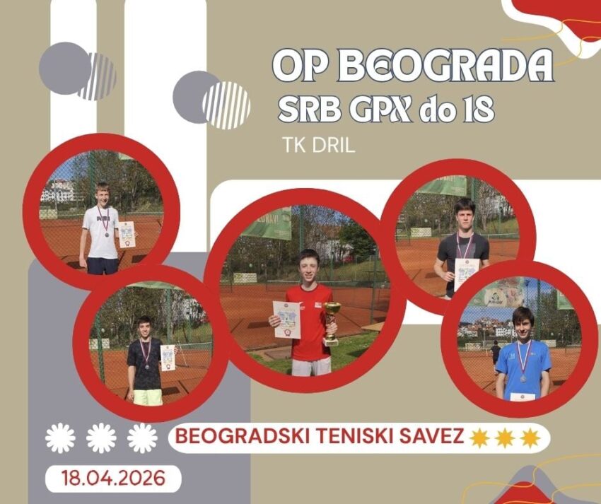 Jovan najbolji na SRB GPX za juniore do 18 g. – TK Dril, Beograd – 18.04.2026.