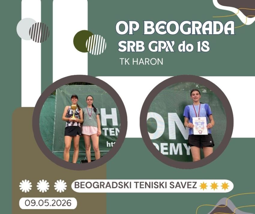 Maja najbolja na SRB GPX za juniorke do 18 g. – TK Haron, Beograd – 09.05.2026.